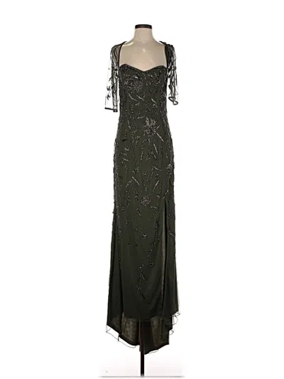 Pre-owned Assorted Brands Cocktail Dress In Green