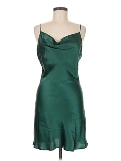 Pre-owned Assorted Brands Cocktail Dress In Green