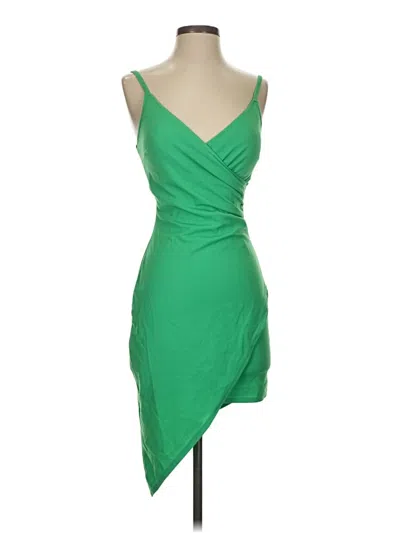 Pre-owned Assorted Brands Cocktail Dress In Green