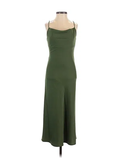 Pre-owned Assorted Brands Cocktail Dress In Green