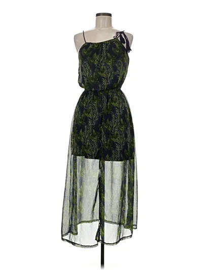 Pre-owned Assorted Brands Cocktail Dress In Green