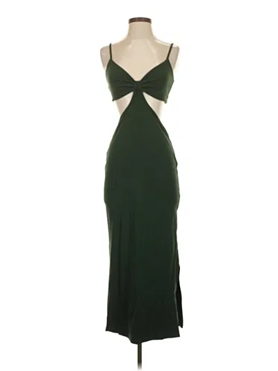 Pre-owned Assorted Brands Cocktail Dress In Green