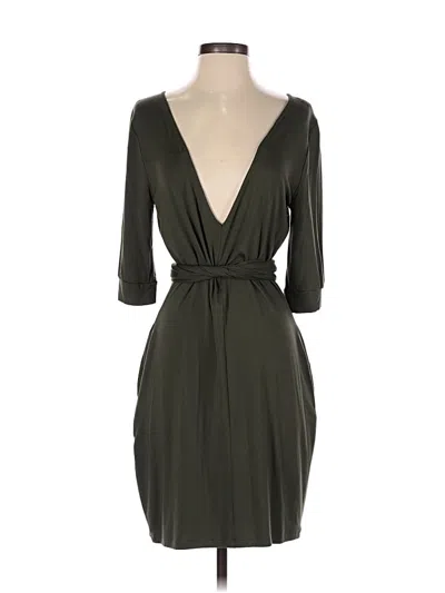 Pre-owned Assorted Brands Cocktail Dress In Green