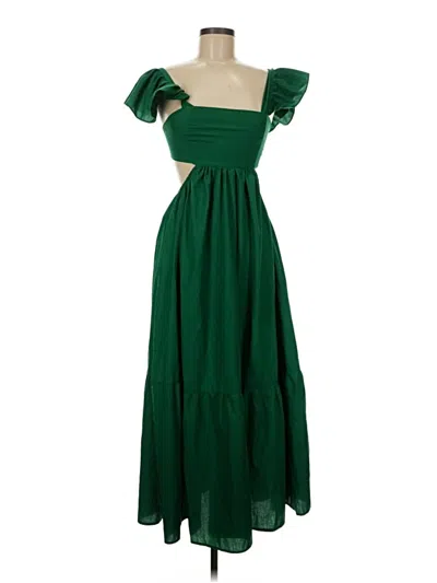 Pre-owned Assorted Brands Cocktail Dress In Green