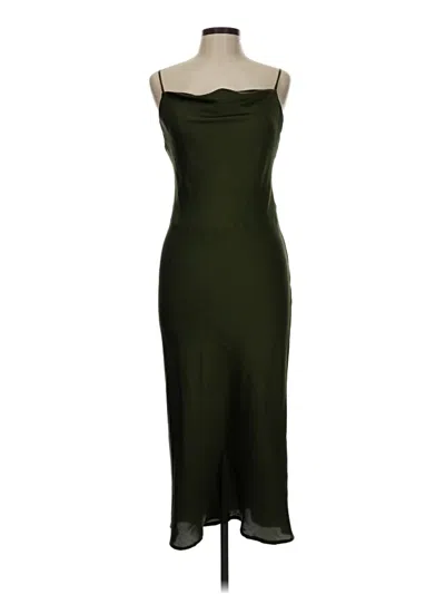 Pre-owned Assorted Brands Cocktail Dress In Green