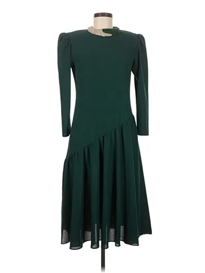 Pre-owned Assorted Brands Cocktail Dress In Green