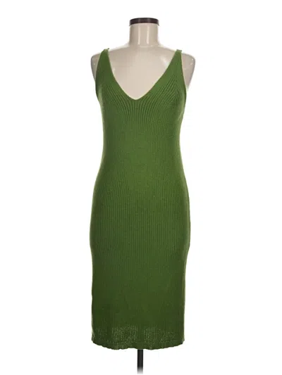 Pre-owned Assorted Brands Cocktail Dress In Green