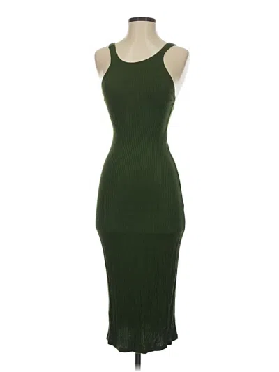 Pre-owned Assorted Brands Cocktail Dress In Green