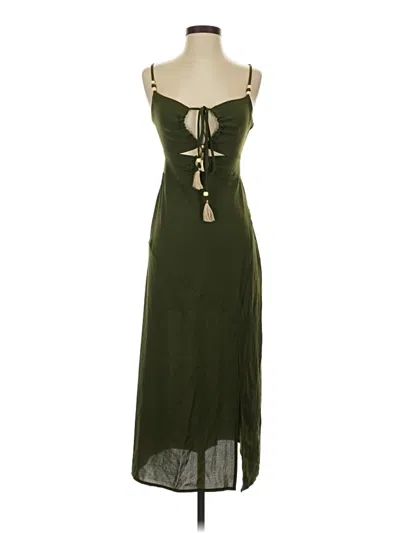 Pre-owned Assorted Brands Cocktail Dress In Green