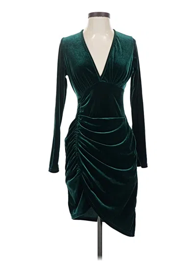 Pre-owned Assorted Brands Cocktail Dress In Green