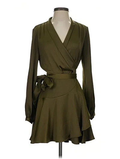 Pre-owned Assorted Brands Cocktail Dress In Green