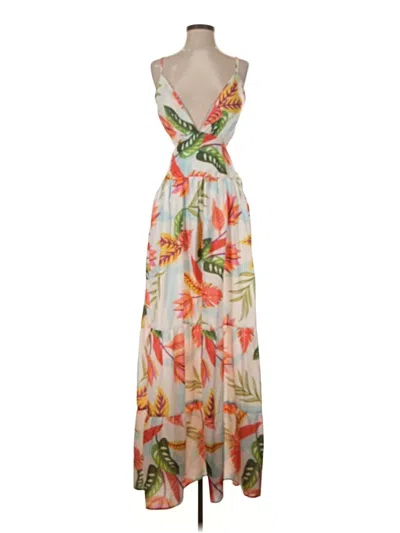 Pre-owned Assorted Brands Cocktail Dress In Green