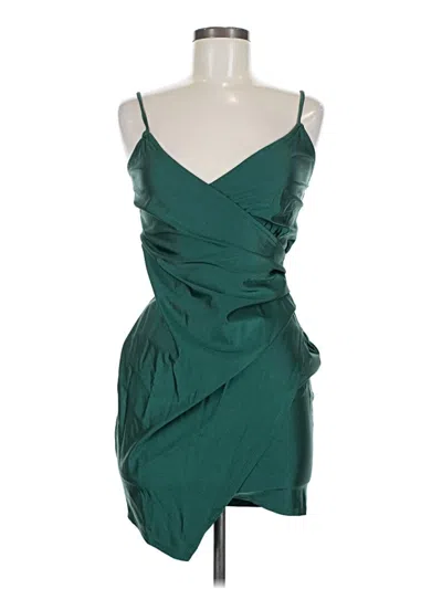 Pre-owned Assorted Brands Cocktail Dress In Green