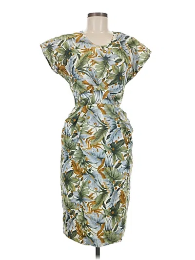 Pre-owned Assorted Brands Cocktail Dress In Green