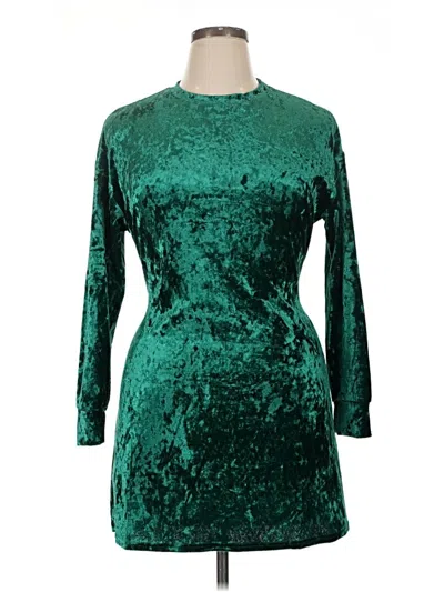 Pre-owned Assorted Brands Cocktail Dress In Green