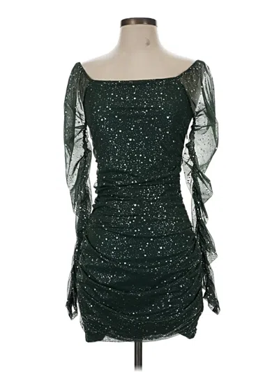 Pre-owned Assorted Brands Cocktail Dress In Green