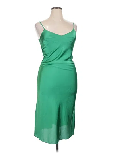 Pre-owned Assorted Brands Cocktail Dress In Green