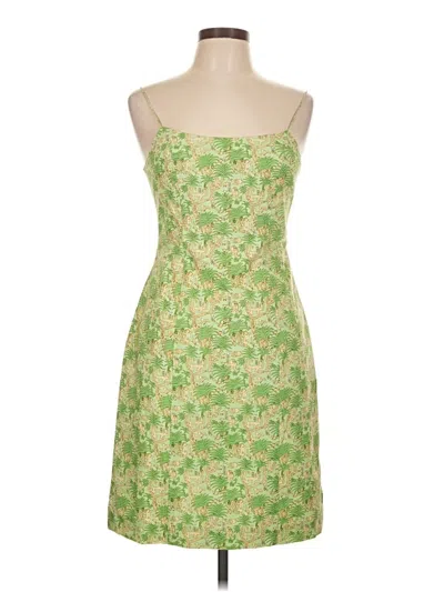 Pre-owned Assorted Brands Cocktail Dress In Green