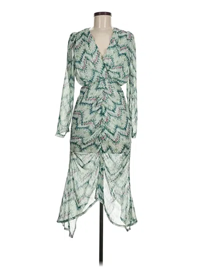Pre-owned Assorted Brands Cocktail Dress In Green