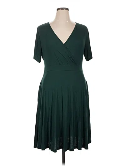 Pre-owned Assorted Brands Cocktail Dress In Green