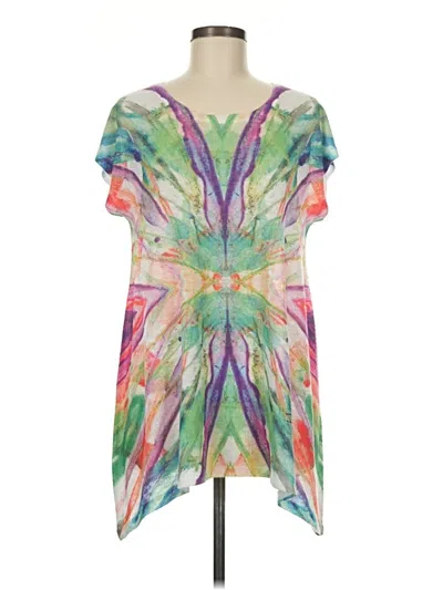 Pre-owned Assorted Brands Cocktail Dress In Green