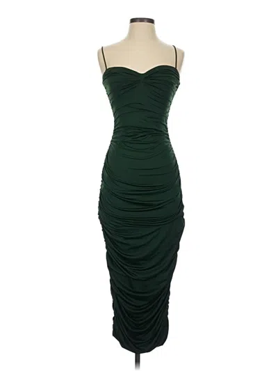 Pre-owned Assorted Brands Cocktail Dress In Green