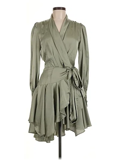 Pre-owned Assorted Brands Cocktail Dress In Green