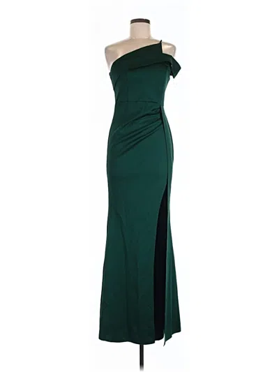 Pre-owned Assorted Brands Cocktail Dress In Green