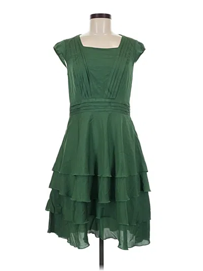 Pre-owned Assorted Brands Cocktail Dress In Green