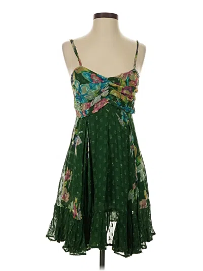 Pre-owned Assorted Brands Cocktail Dress In Green