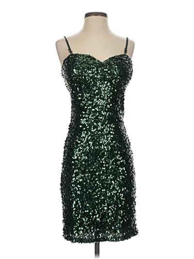 Pre-owned Assorted Brands Cocktail Dress In Green