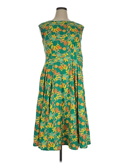 Pre-owned Assorted Brands Cocktail Dress In Green