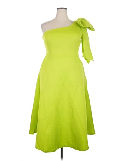 Pre-owned Assorted Brands Cocktail Dress In Green