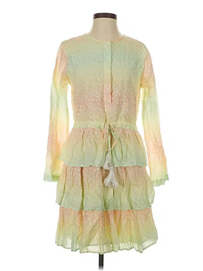Pre-owned Assorted Brands Cocktail Dress In Green