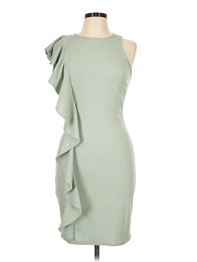 Pre-owned Assorted Brands Cocktail Dress In Green