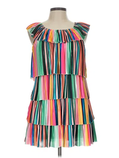 Pre-owned Assorted Brands Cocktail Dress In Green