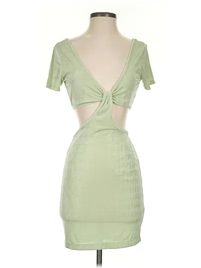 Pre-owned Assorted Brands Cocktail Dress In Green