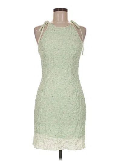 Pre-owned Assorted Brands Cocktail Dress In Green