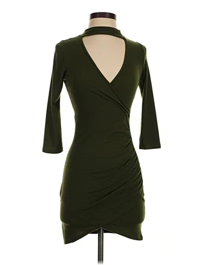 Pre-owned Assorted Brands Cocktail Dress In Green