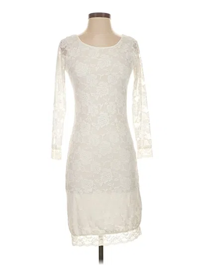 Pre-owned Assorted Brands Cocktail Dress In Ivory