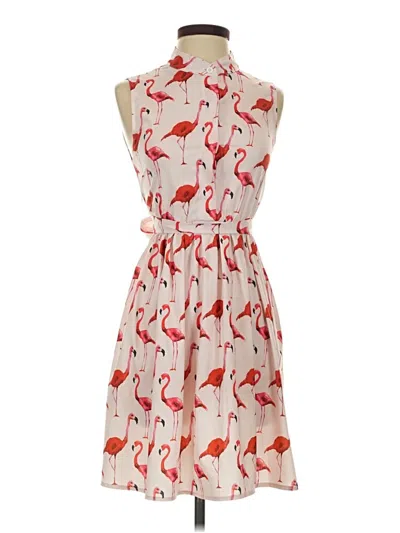 Pre-owned Assorted Brands Cocktail Dress In Ivory