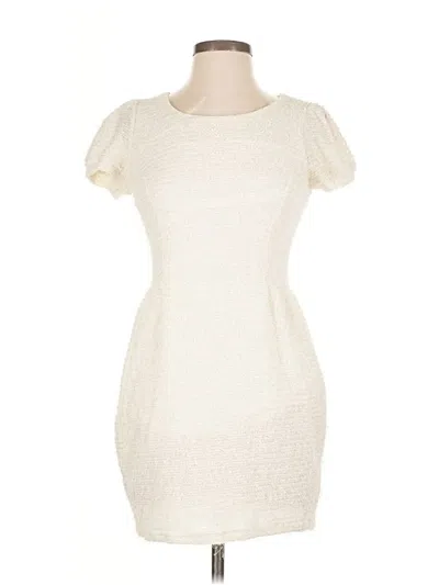 Pre-owned Assorted Brands Cocktail Dress In Ivory