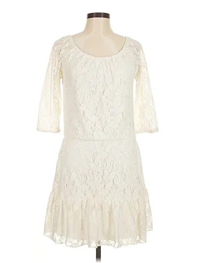 Pre-owned Assorted Brands Cocktail Dress In Ivory