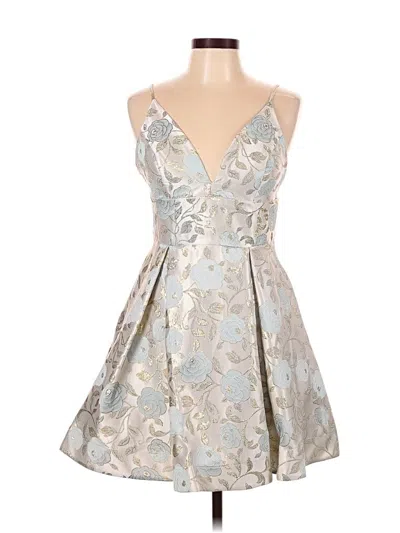 Pre-owned Assorted Brands Cocktail Dress In Ivory