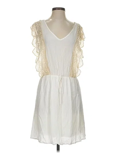 Pre-owned Assorted Brands Cocktail Dress In Ivory