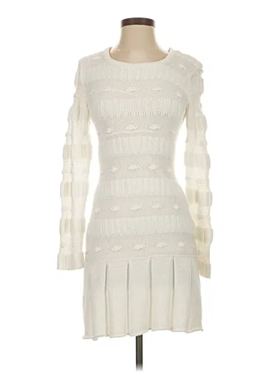 Pre-owned Assorted Brands Cocktail Dress In Ivory