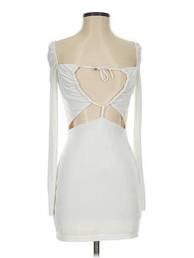 Pre-owned Assorted Brands Cocktail Dress In Ivory