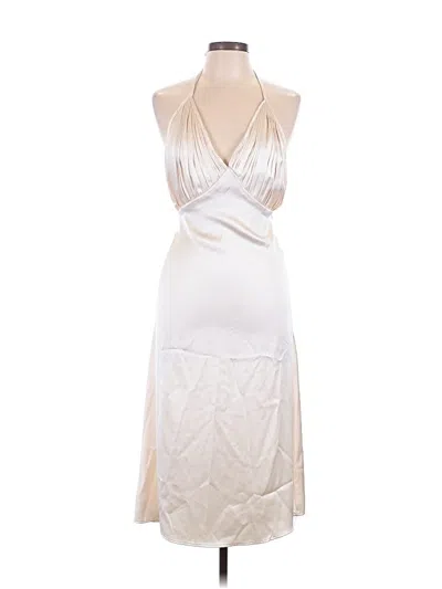 Pre-owned Assorted Brands Cocktail Dress In Ivory