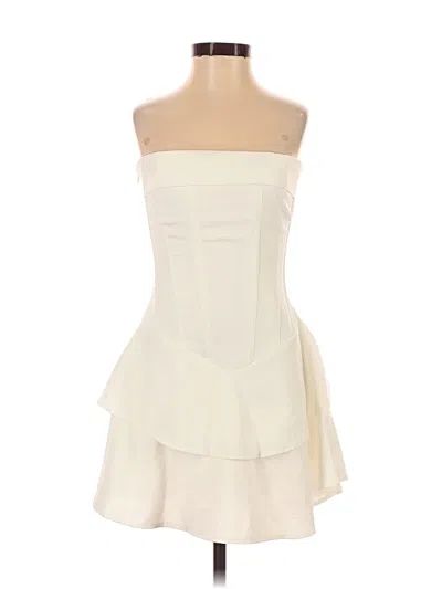 Pre-owned Assorted Brands Cocktail Dress In Ivory
