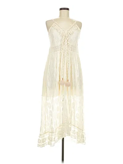 Pre-owned Assorted Brands Cocktail Dress In Ivory